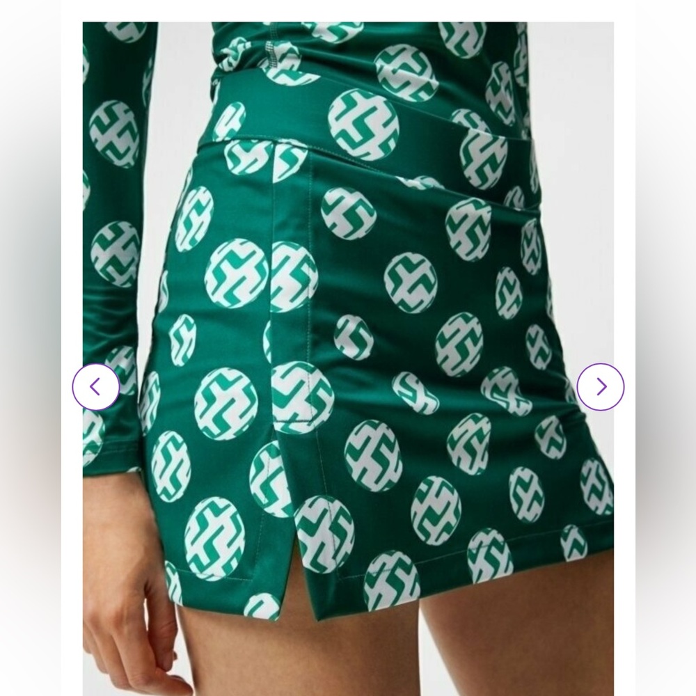 J. Lindeberg Amelie Print Golf Skirt